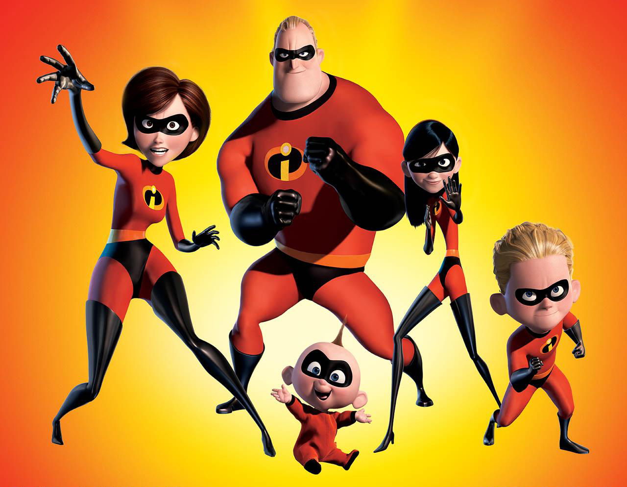 the incredibles characters outline